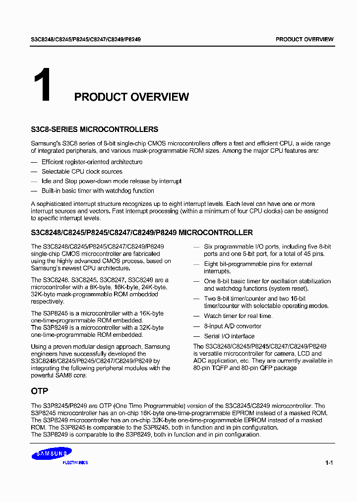 S3C8247_187156.PDF Datasheet