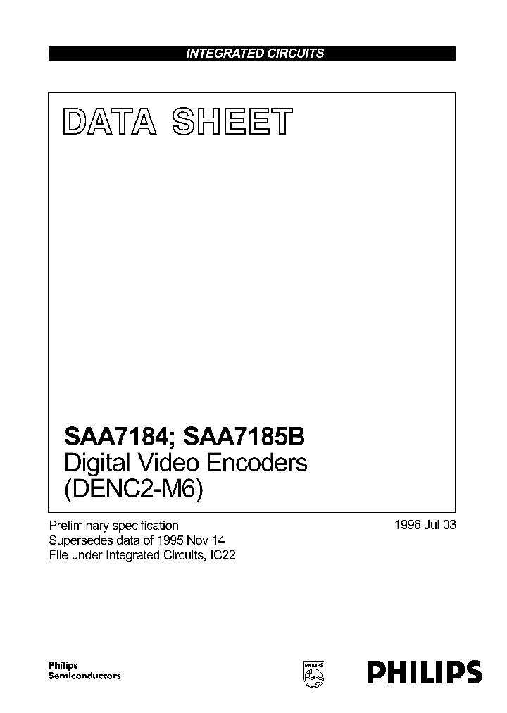 SAA7184_100703.PDF Datasheet