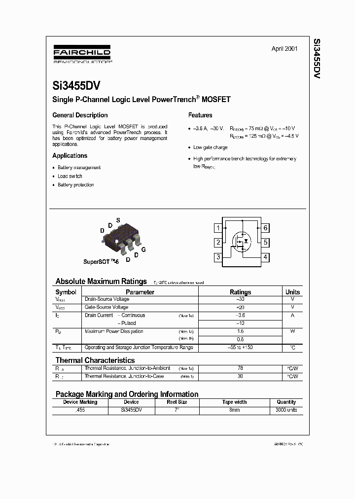 SI3455DV_182331.PDF Datasheet