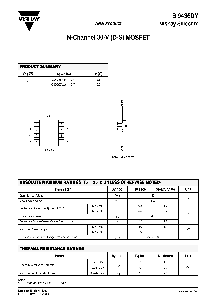 SI9436DY_11951.PDF Datasheet