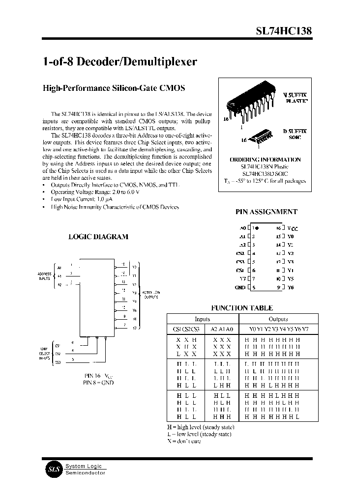 SL74HC138_13584.PDF Datasheet