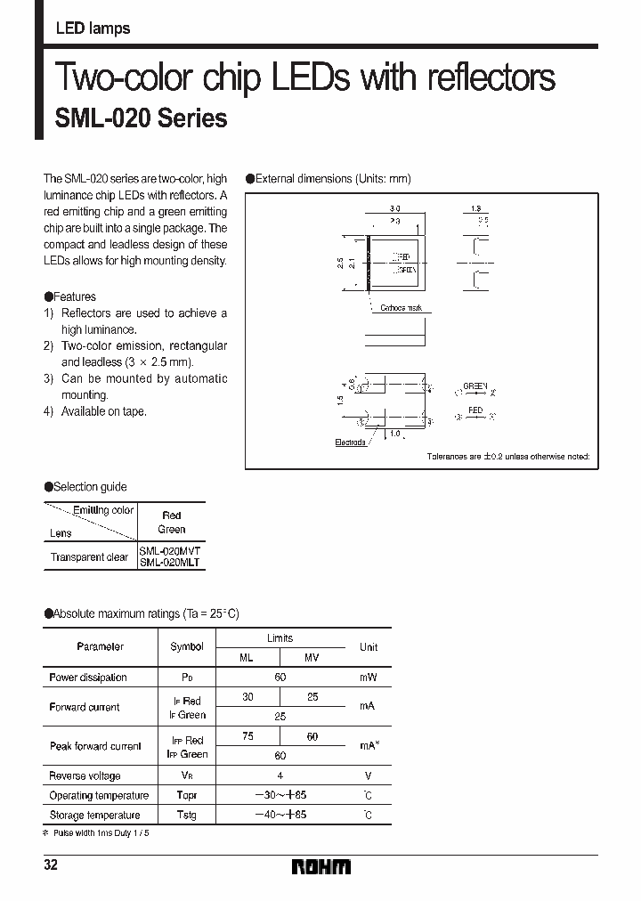 SML-020_164570.PDF Datasheet