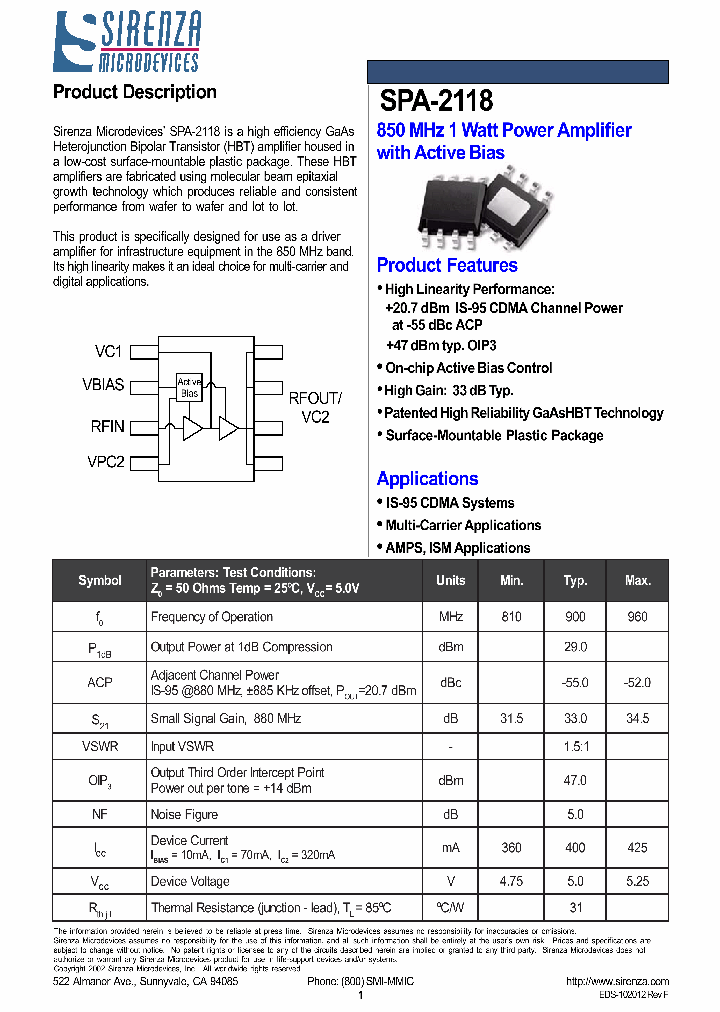 SPA-2118_194741.PDF Datasheet