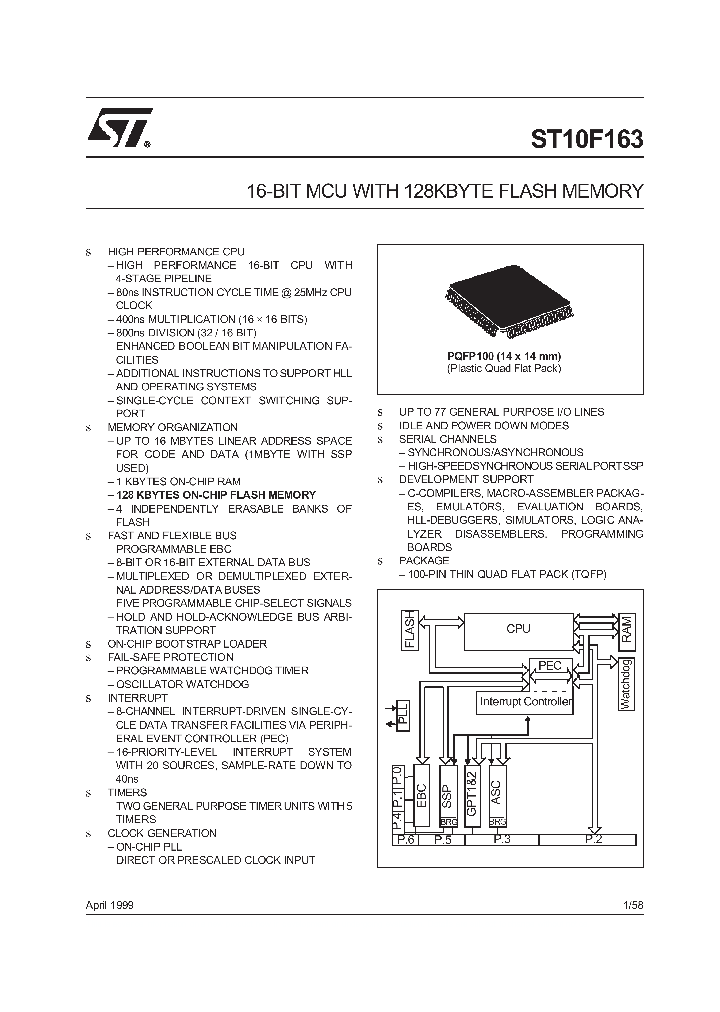 ST10F163_135007.PDF Datasheet