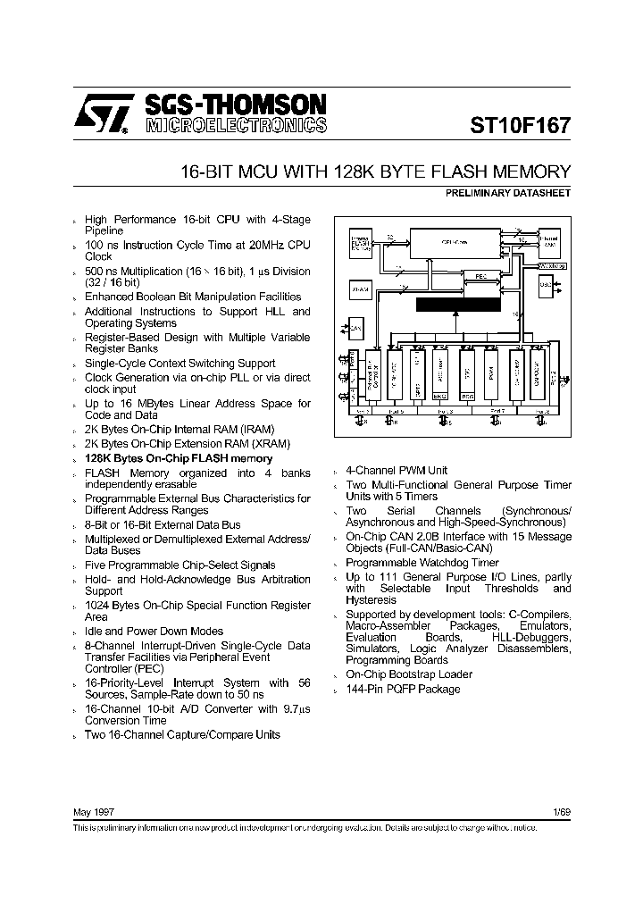 ST10F167_135008.PDF Datasheet