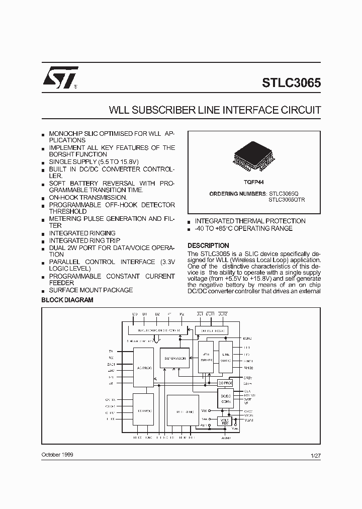 STLC3065_88136.PDF Datasheet