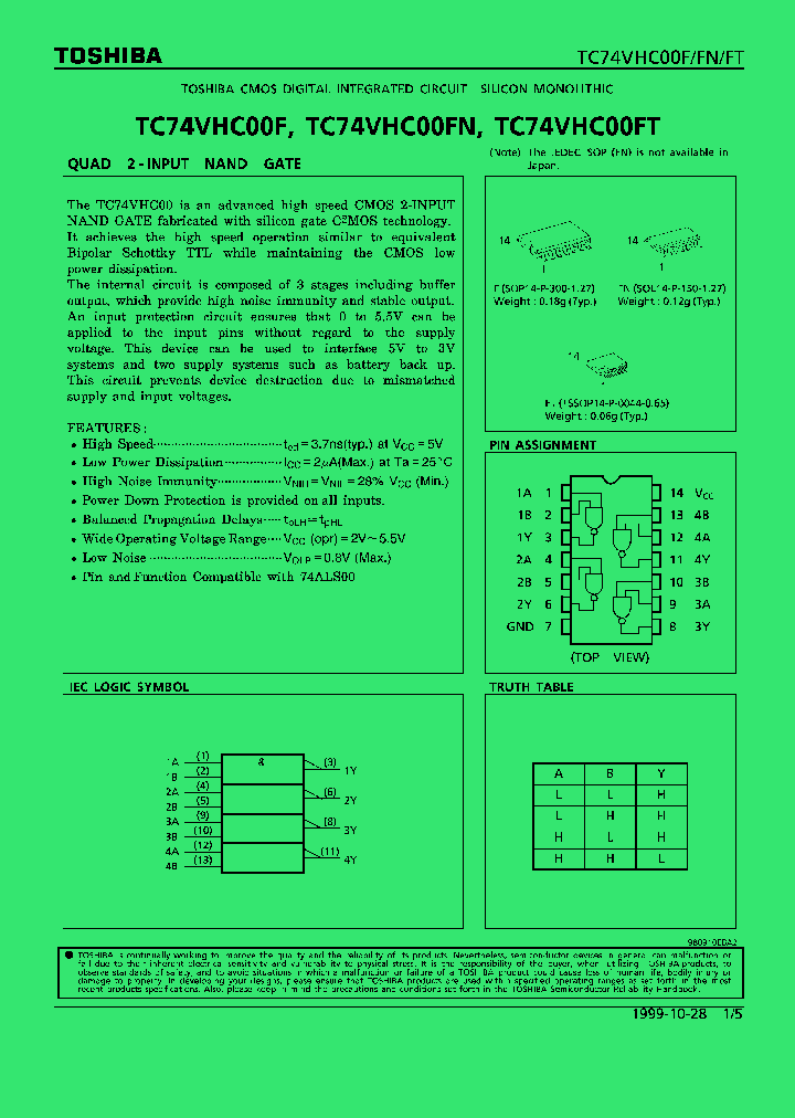 TC74VHC00F_55296.PDF Datasheet