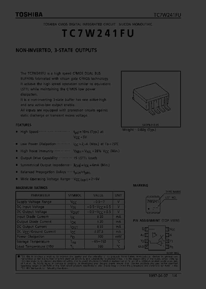 TC7W241_36915.PDF Datasheet