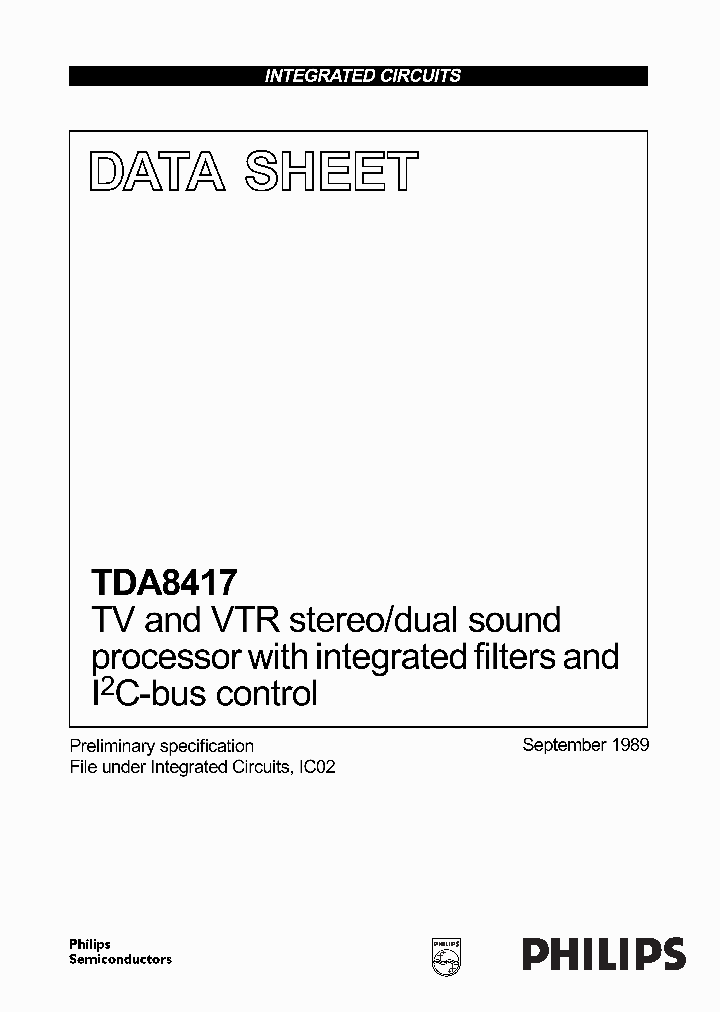 TDA8417_142035.PDF Datasheet