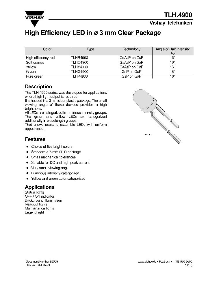 TLHG4900_66834.PDF Datasheet