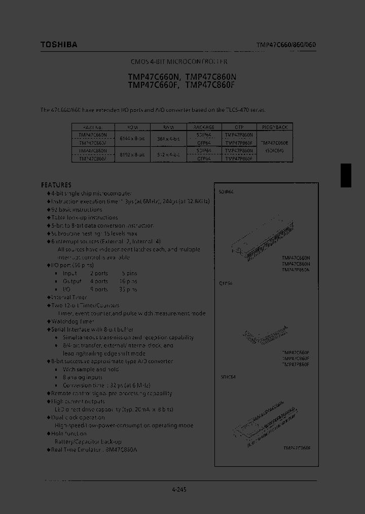 TMP47C660_37350.PDF Datasheet