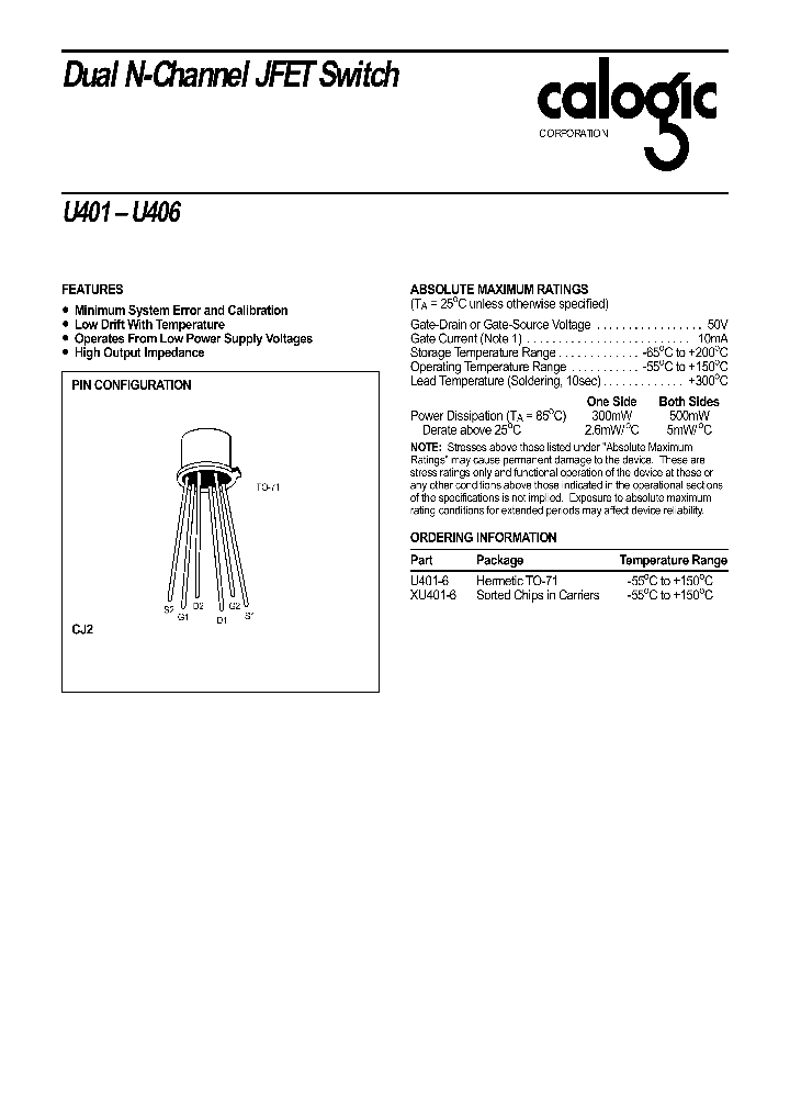 U403_62605.PDF Datasheet