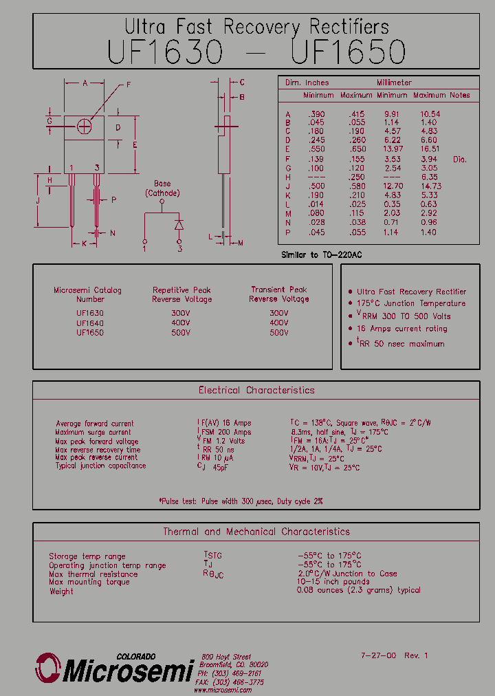 UF1630_60380.PDF Datasheet