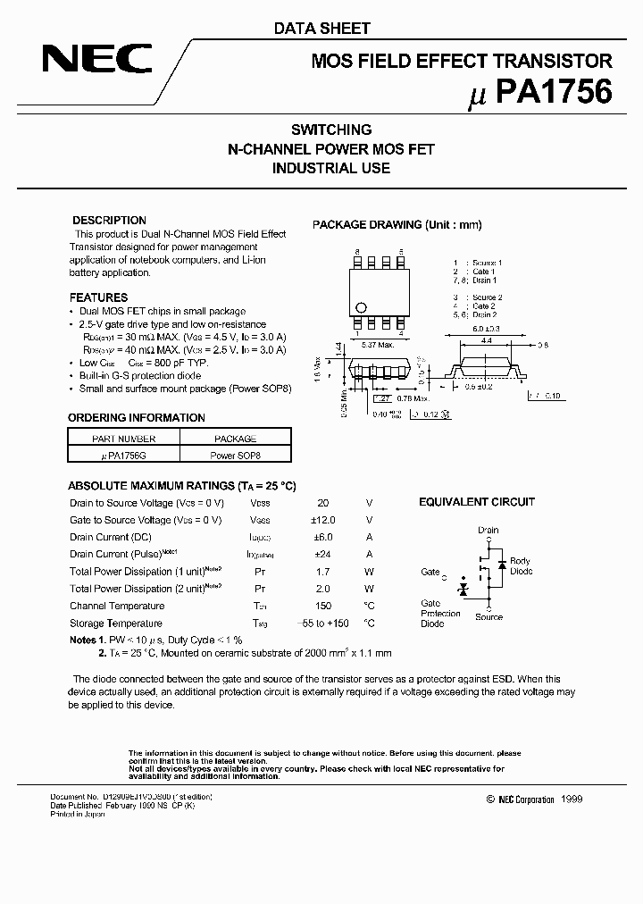 UPA1756_151470.PDF Datasheet