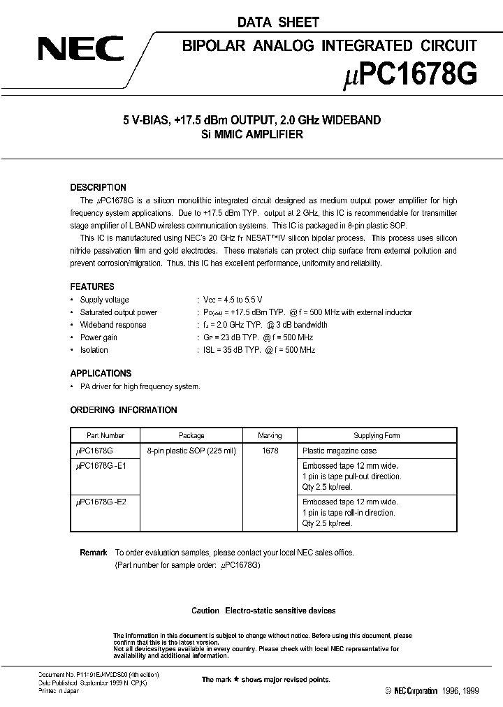 UPC1678_147670.PDF Datasheet