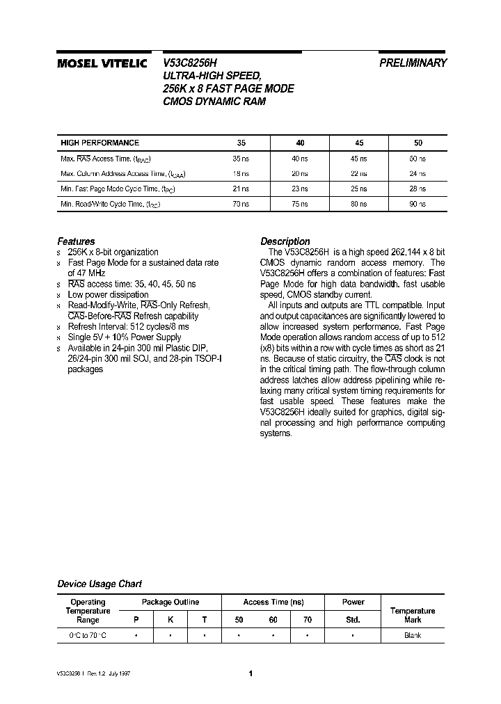 V53C8256H_145480.PDF Datasheet