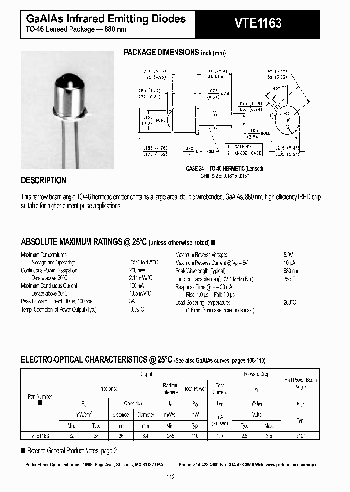 VTE1163_69705.PDF Datasheet