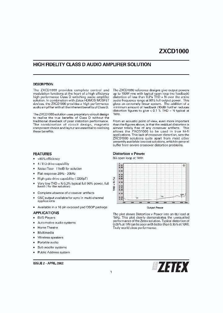 ZXCD1000_23191.PDF Datasheet