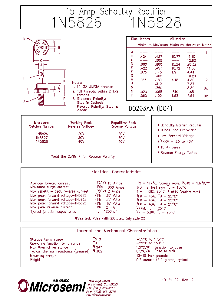 1N5826_252357.PDF Datasheet