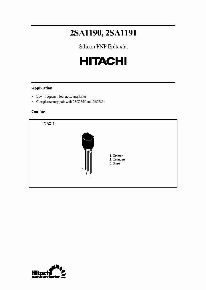 2SA11902SA1191_305433.PDF Datasheet