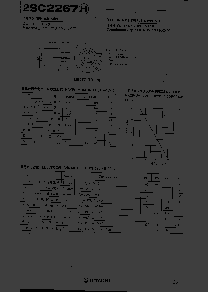 2SC2267_282821.PDF Datasheet