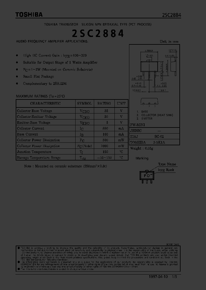 2SC2884_290055.PDF Datasheet