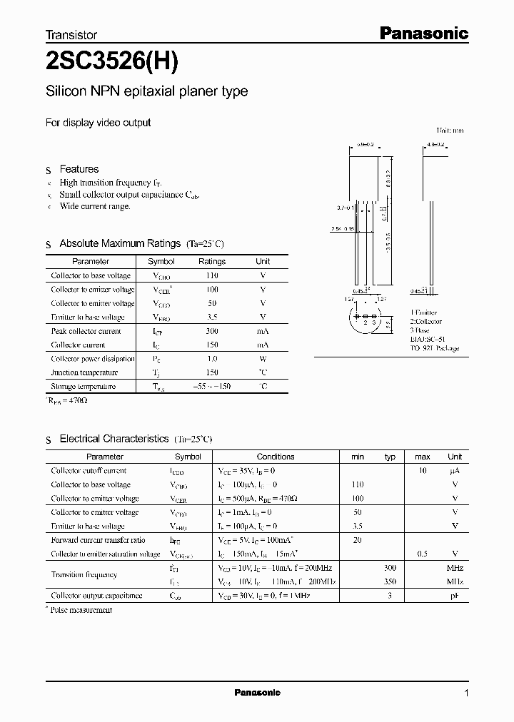 2SC3526H_266565.PDF Datasheet