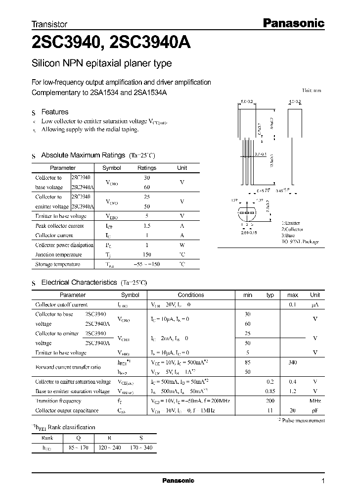 2SC3940A_258153.PDF Datasheet