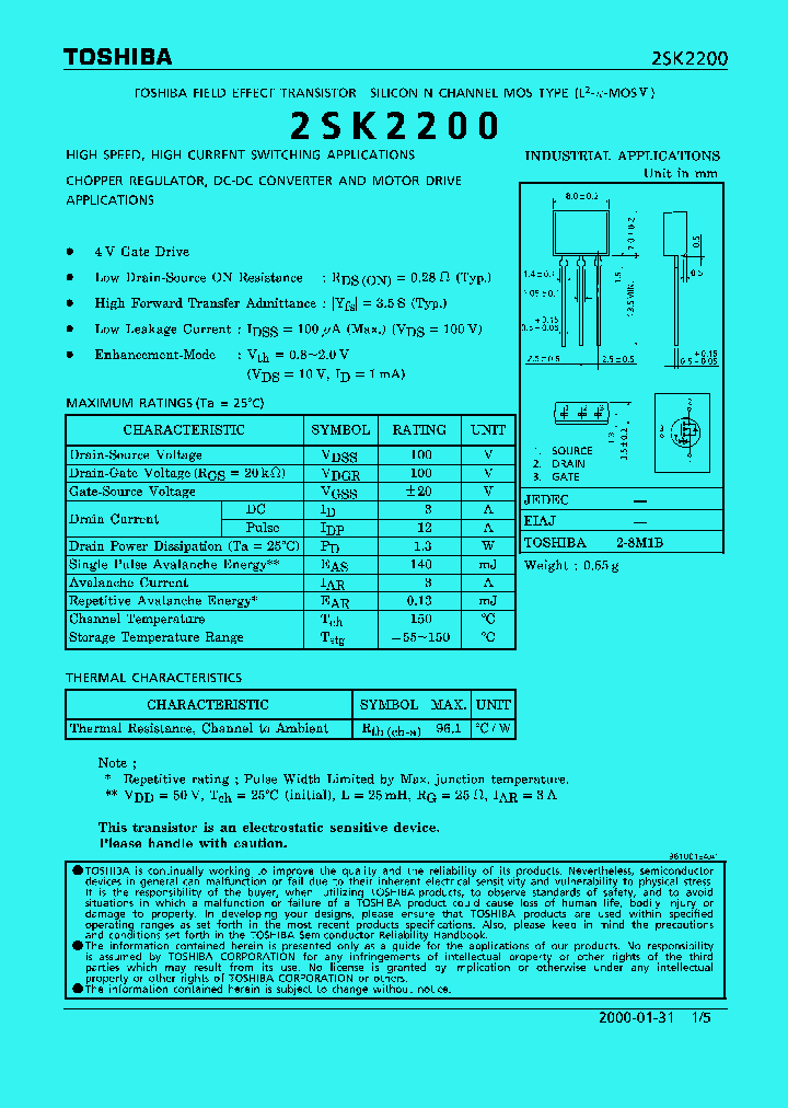 2SK2200_278452.PDF Datasheet