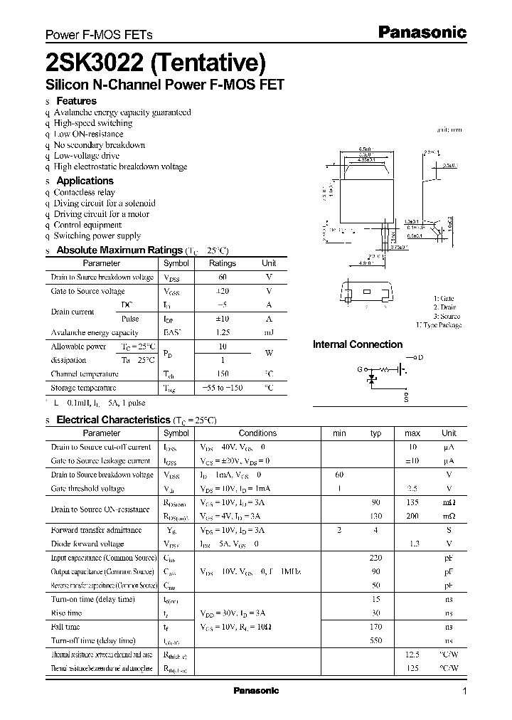 2SK3022TENTATIVE_278932.PDF Datasheet