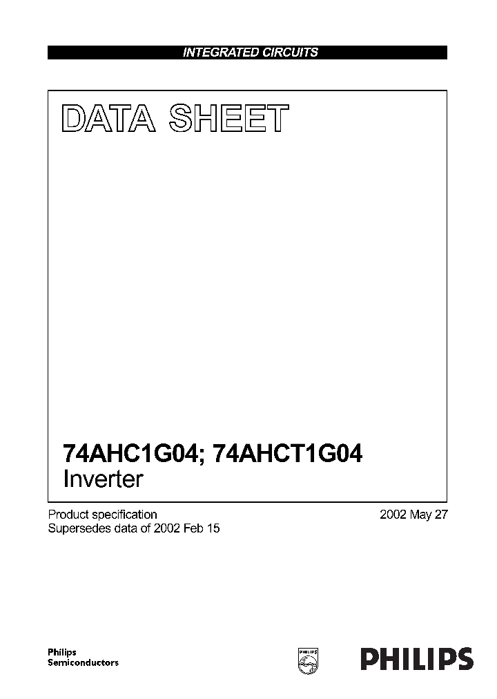 74AHCT1G04_285942.PDF Datasheet