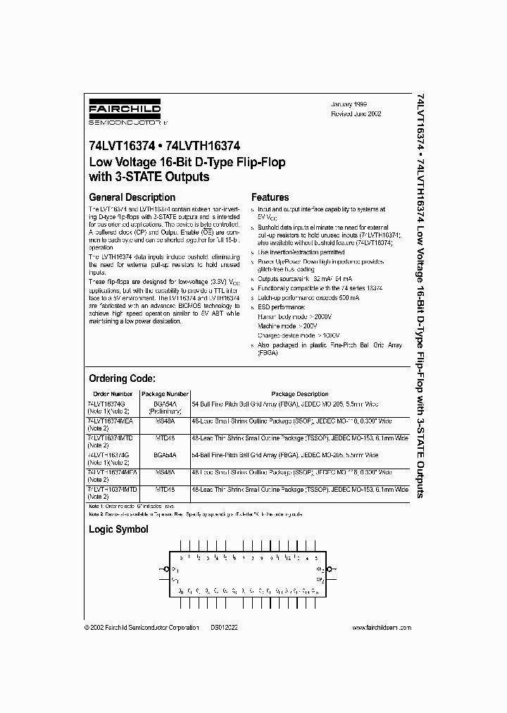 74LVT16374_292043.PDF Datasheet