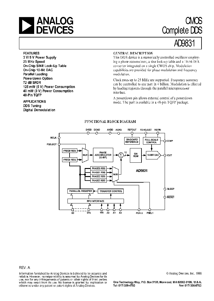 AD9831_258141.PDF Datasheet