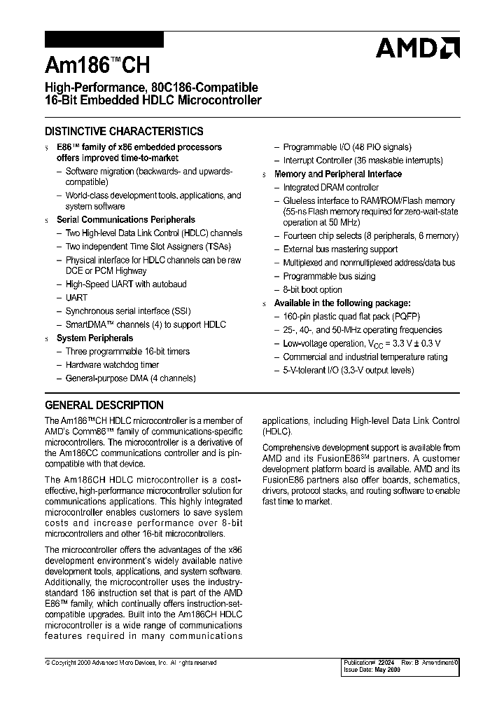 AM186CH_259159.PDF Datasheet