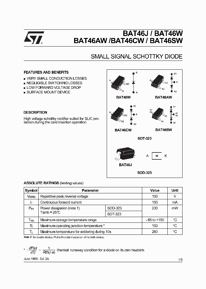 BAT46AWFILM_298138.PDF Datasheet