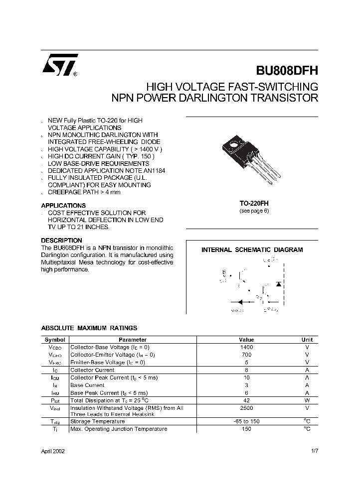 BU808DFH_291791.PDF Datasheet