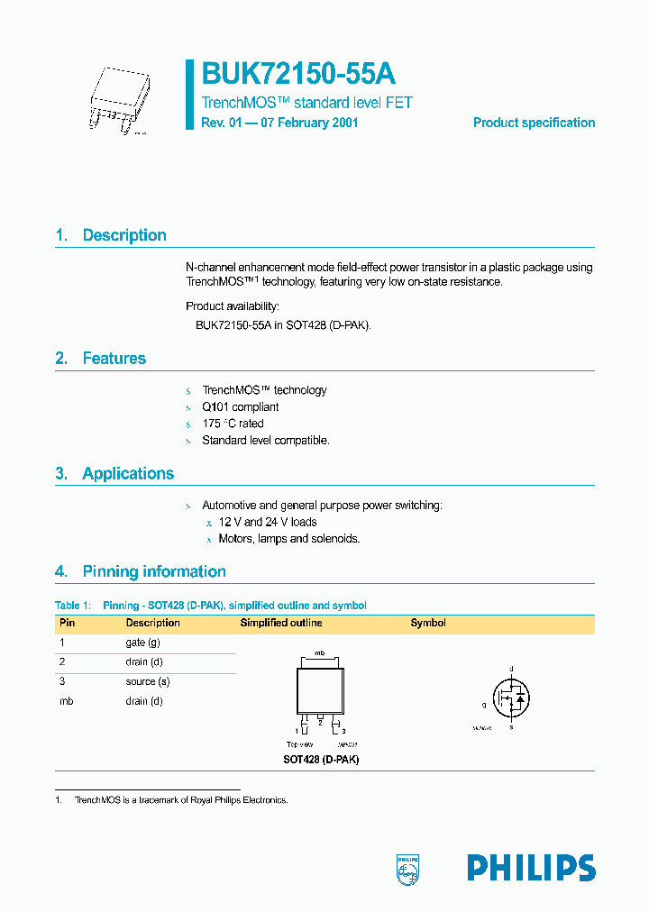 BUK72150-55A_297444.PDF Datasheet