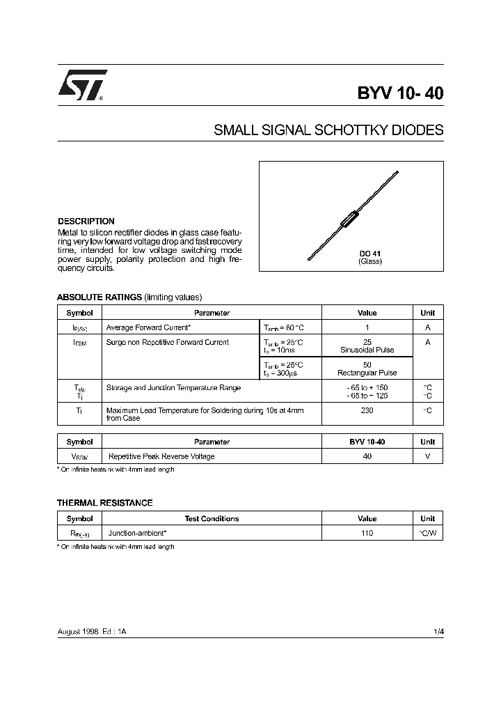 BYV10-40_293049.PDF Datasheet