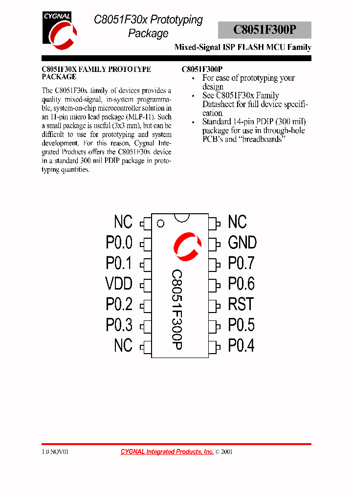 C8051F300P_277952.PDF Datasheet