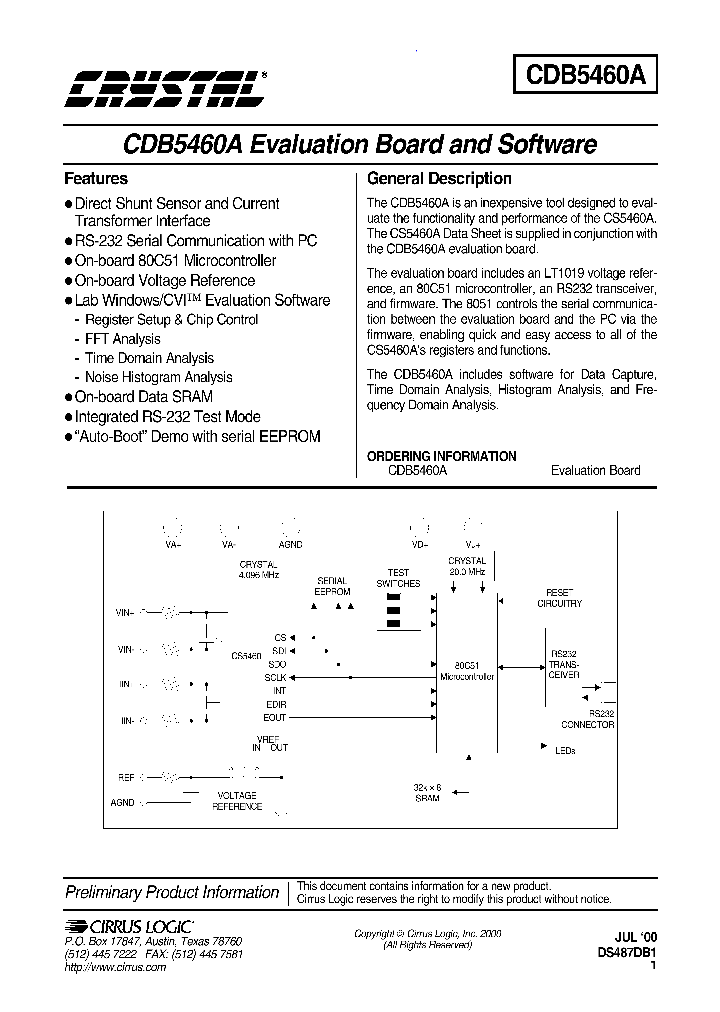 CDB5460A_284974.PDF Datasheet