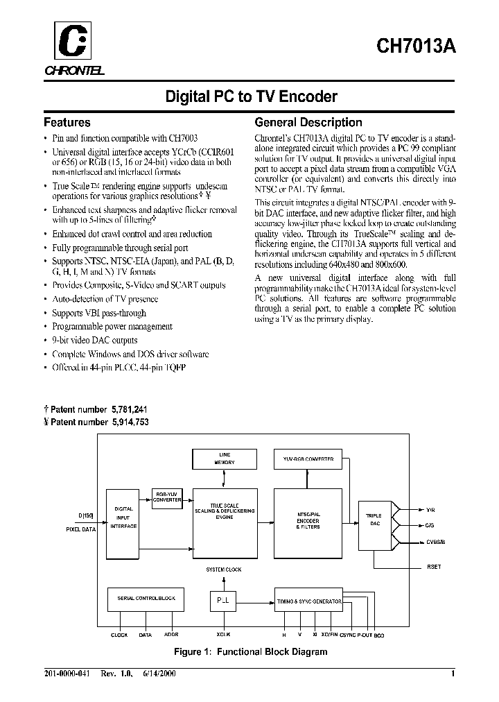 CH7013A-T_214210.PDF Datasheet