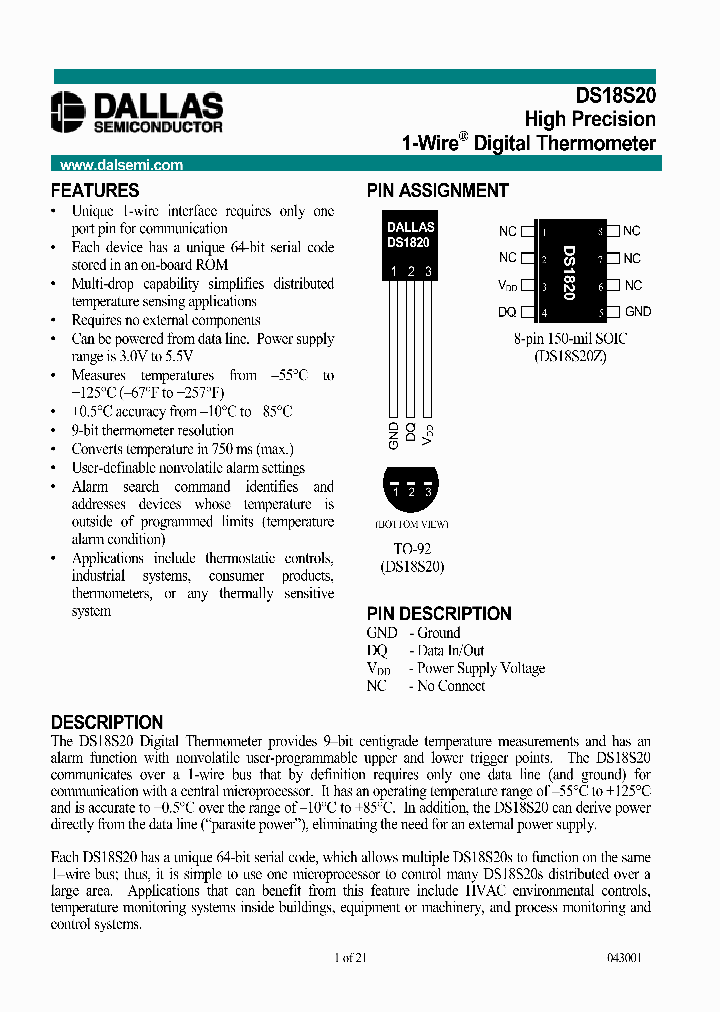 DS1820S_266183.PDF Datasheet