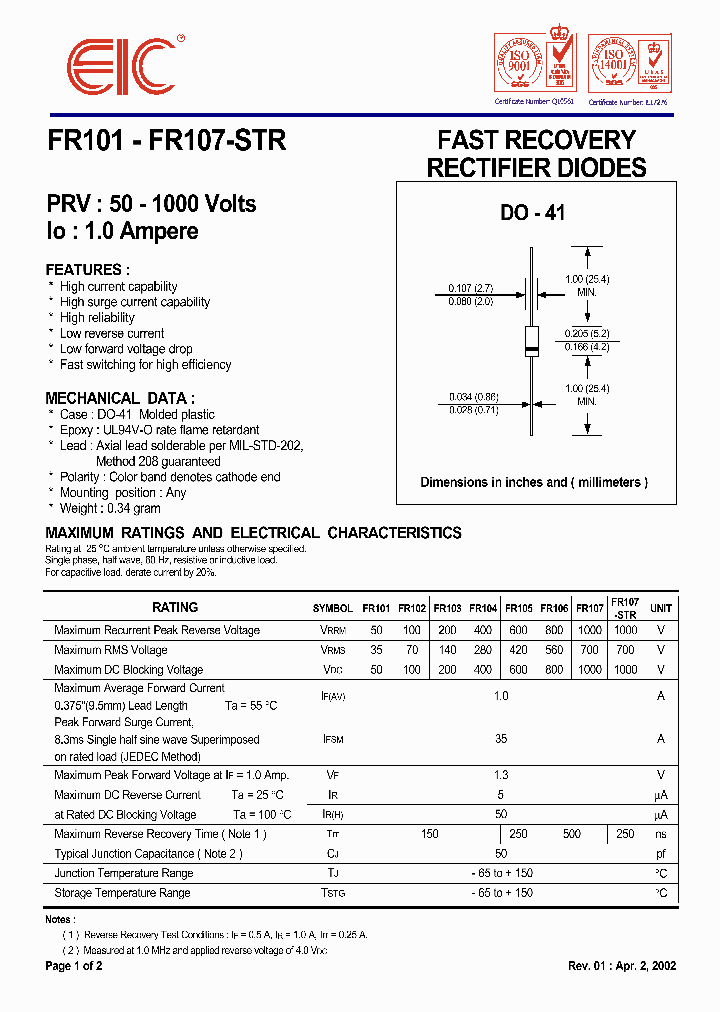 FR107_250970.PDF Datasheet