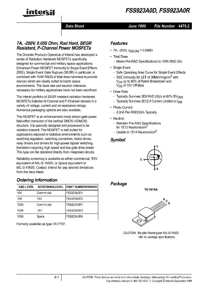 FSS923A0R_206949.PDF Datasheet