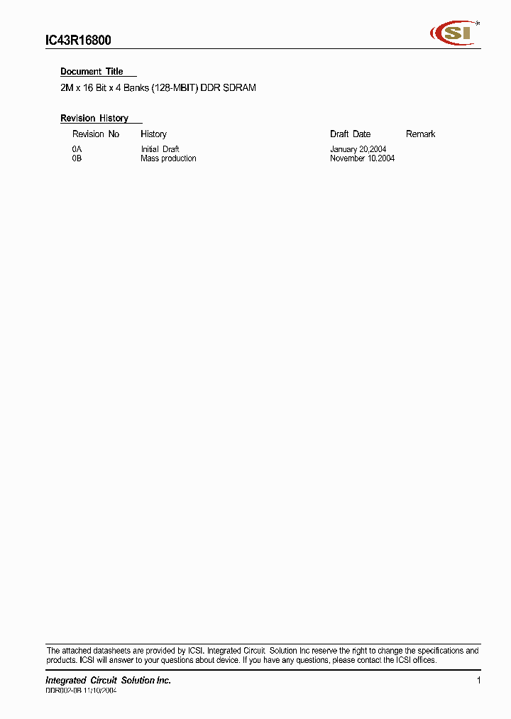 IC43R16800_282399.PDF Datasheet