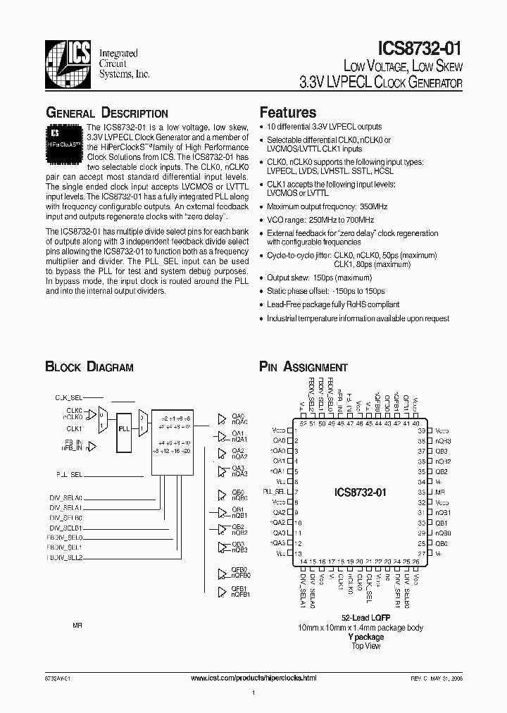 ICS8732-01_283548.PDF Datasheet