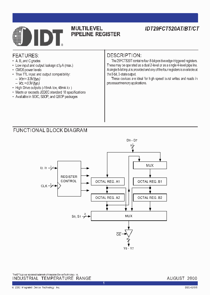 IDT29FCT520CT_285614.PDF Datasheet