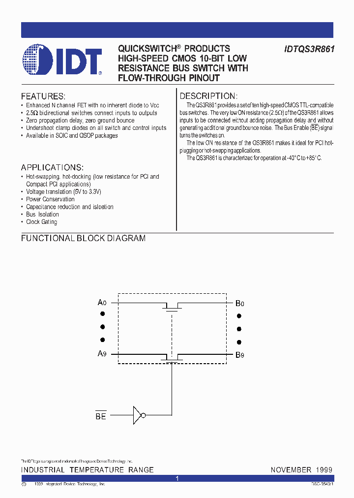 IDTQS3R861_268583.PDF Datasheet