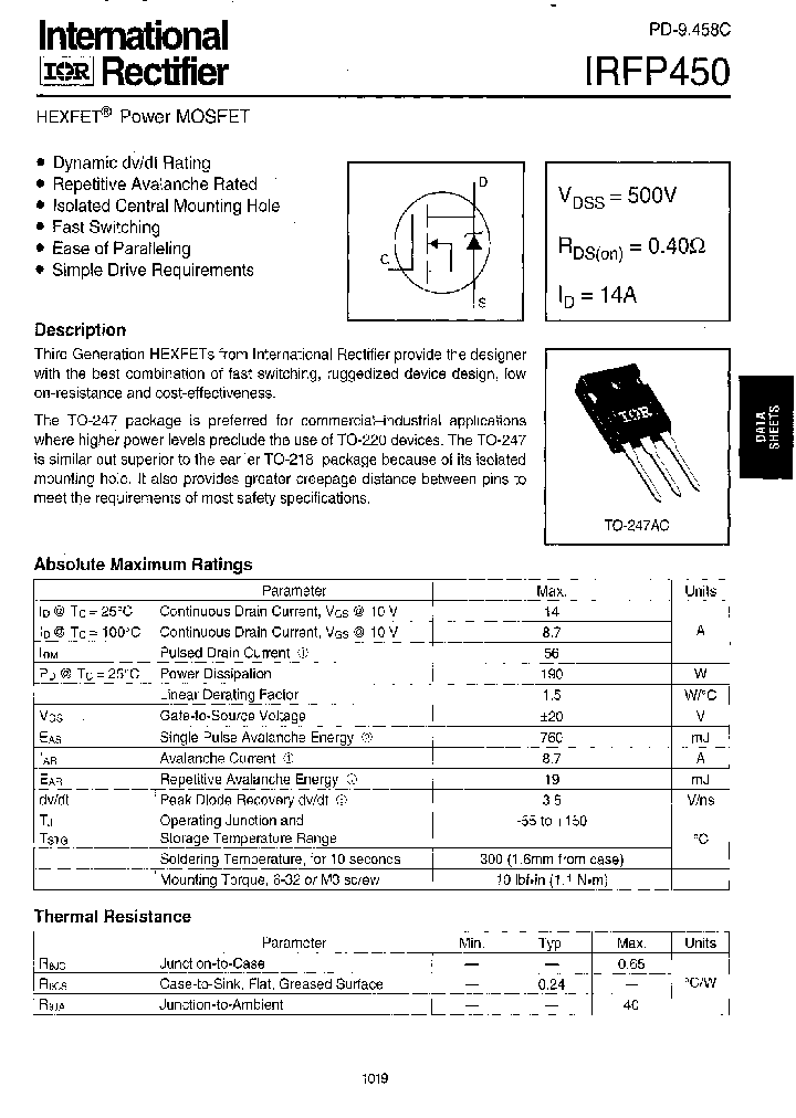 IRFP450PBF_304774.PDF Datasheet