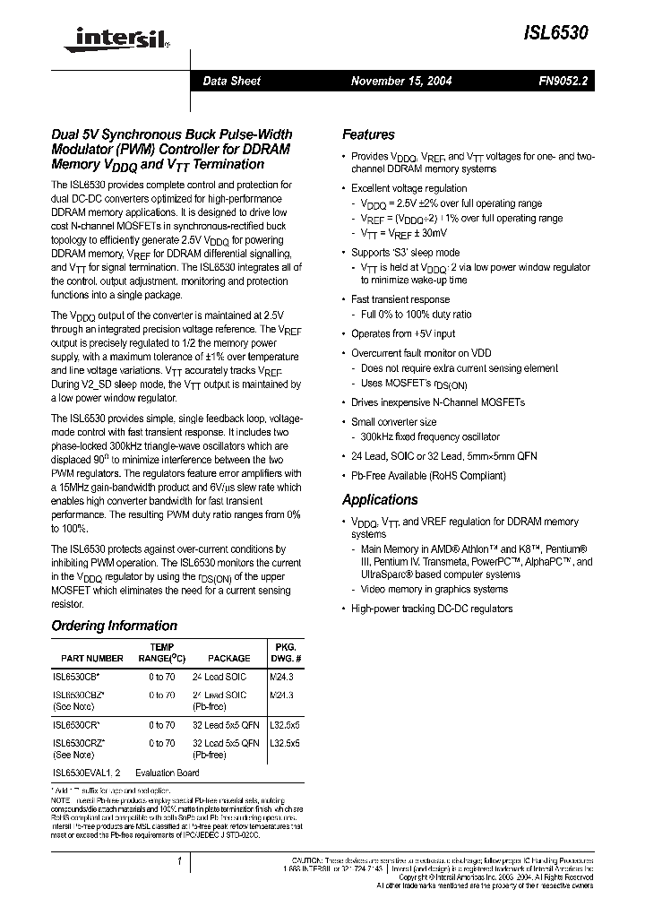 ISL653031EVAL1_263251.PDF Datasheet